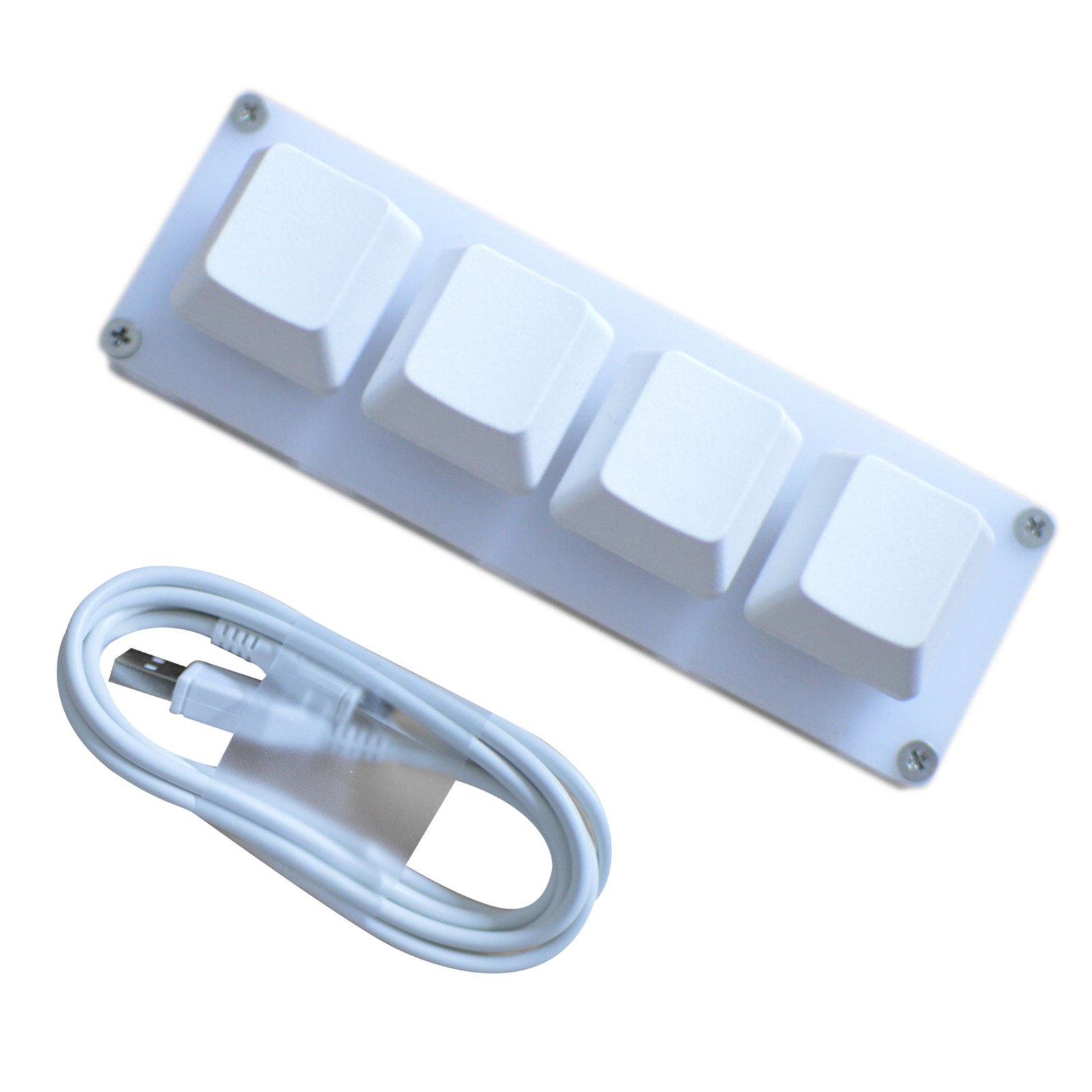 4-Key USB Mini Mechanical Keyboard DIY Custom Shortcut Macro Programmable Keypad