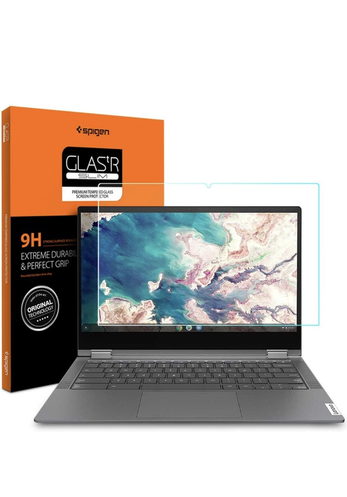 Lenovo Yoga 730 13.3” Premium Tempered Glass Screen Protector Spigen GlastR Slim