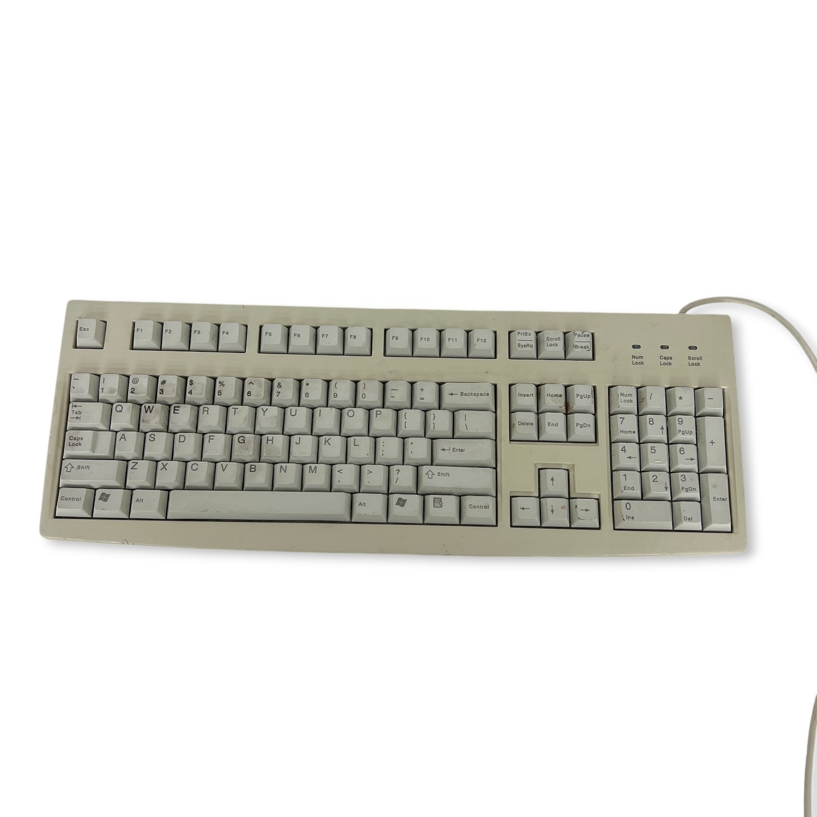 Vintage Cherry RS 6000 M Keyboard PS/2 Wired Beige G83-6104LPNUS - Made Germany