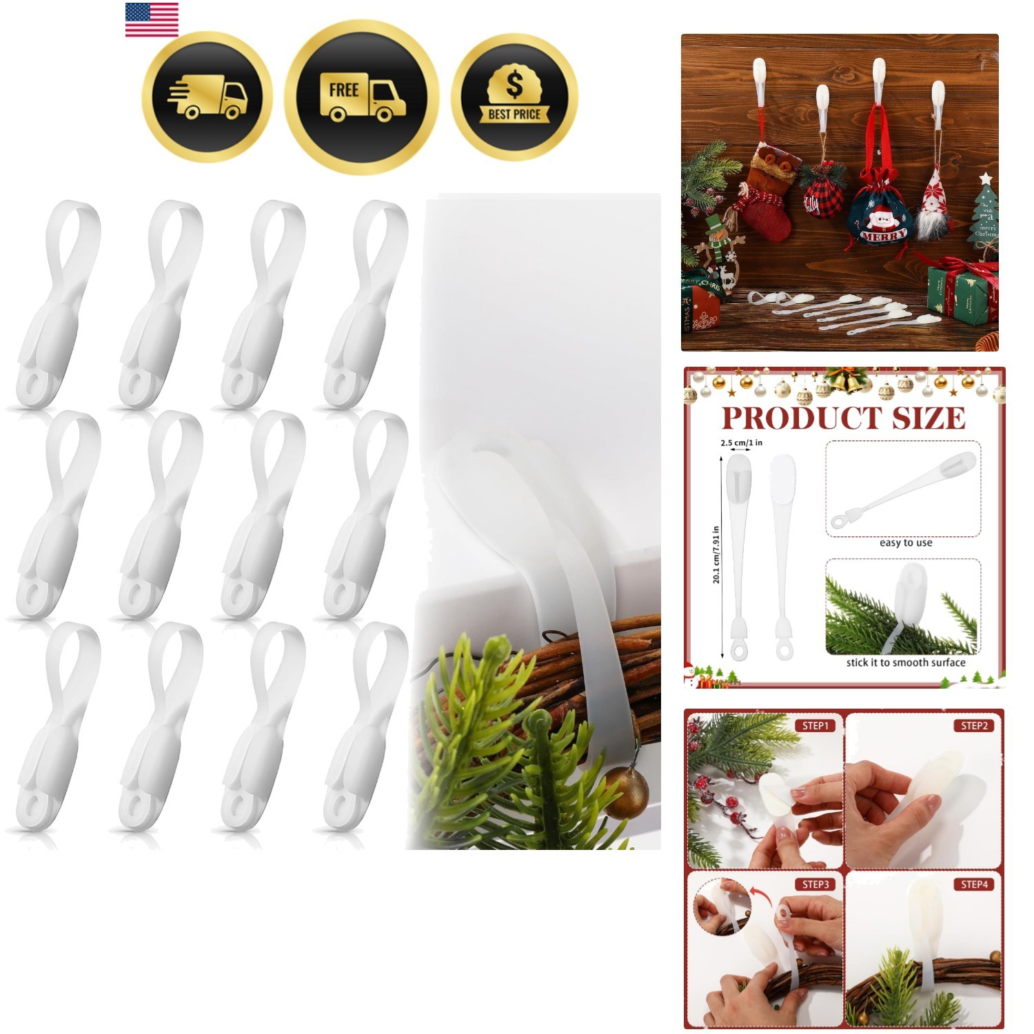 12 Pcs Cord Bundlers Cord Organizer for Appliances, Self Adhesive Kitchen Sti...