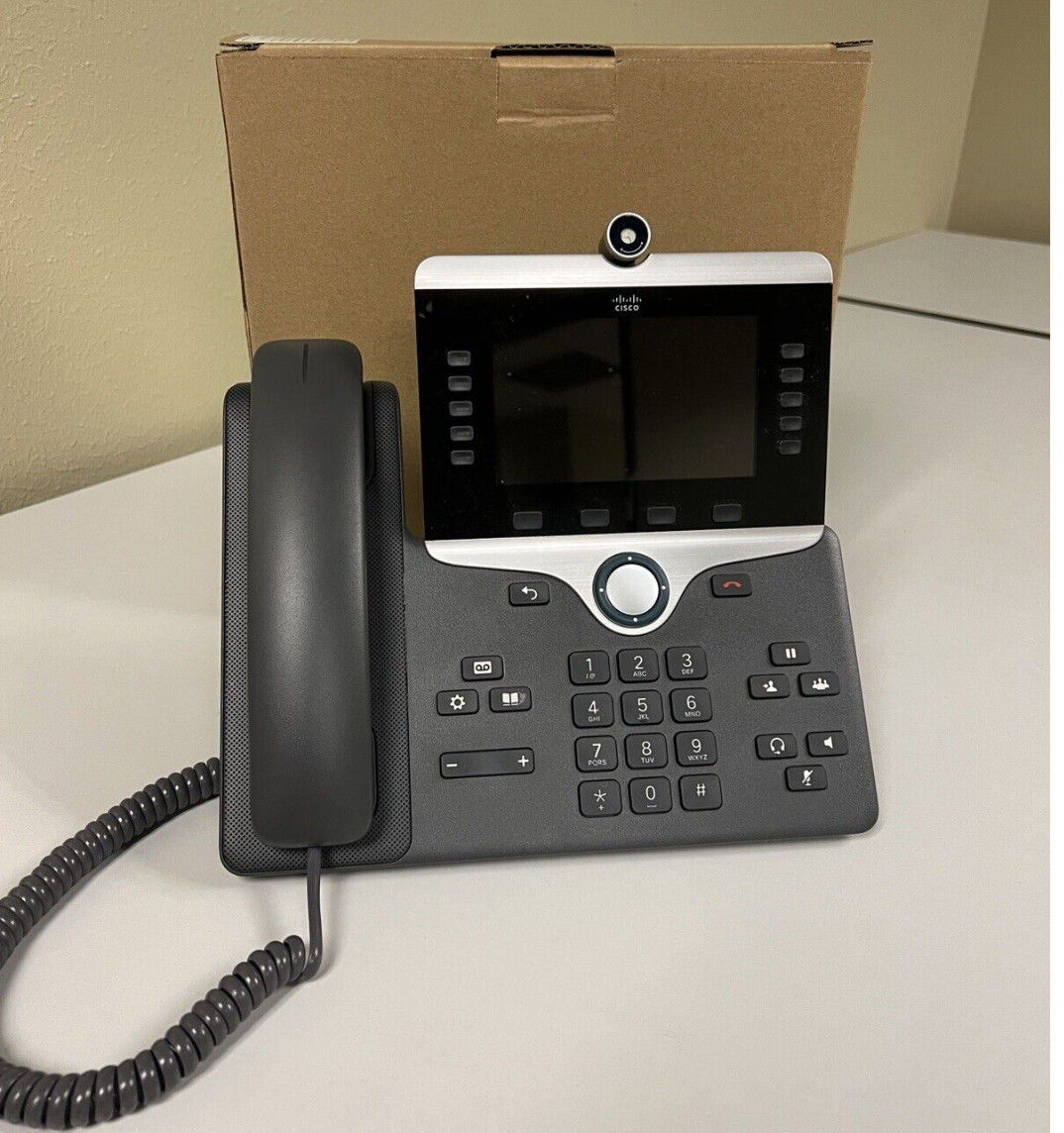 Cisco CP-8845-K9 5 Line IP Video Phone - Charcoal lot of 5