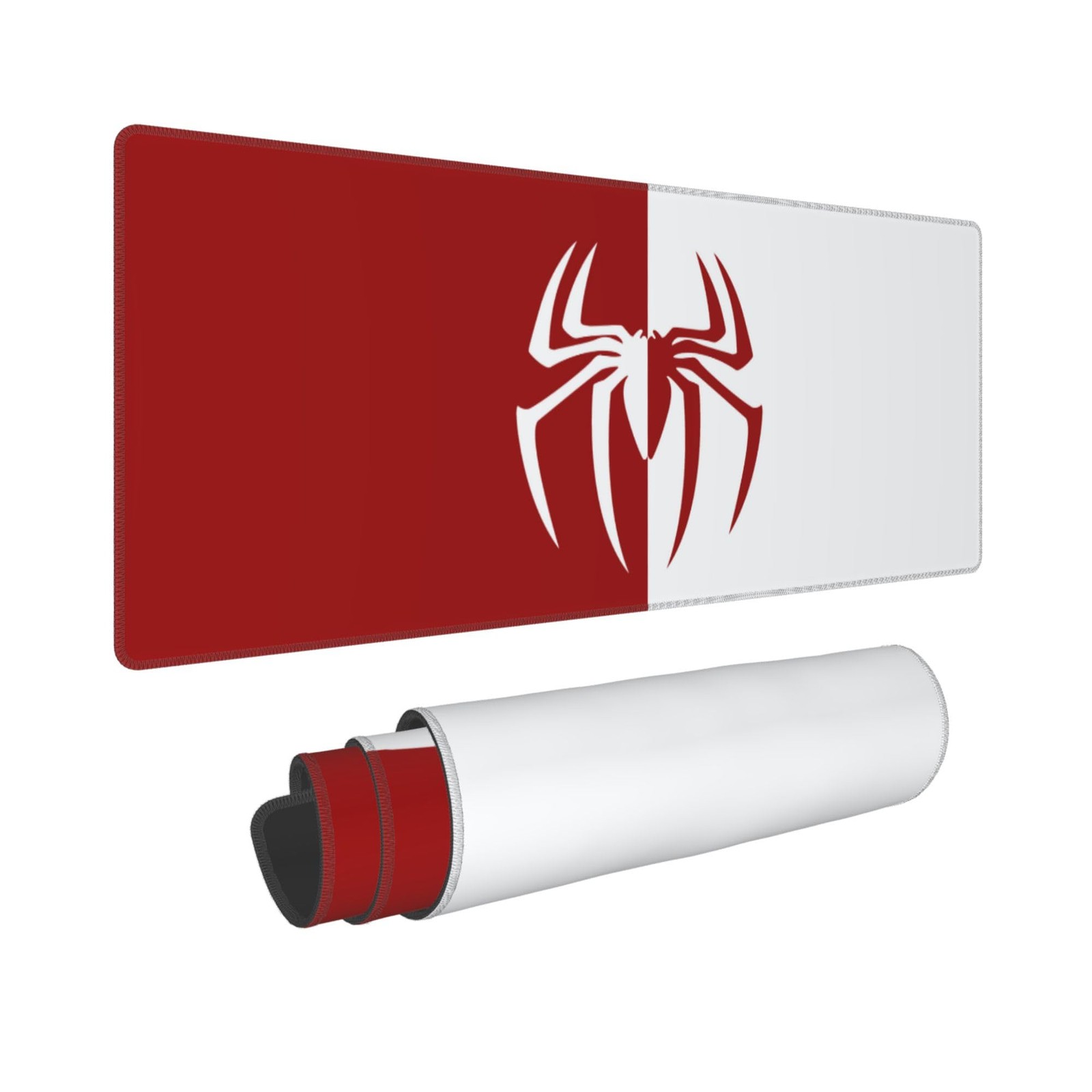 Spider Pattern Pink Gaming Mouse Pad Large Extended Keyboard 11.8x23.6 Inch