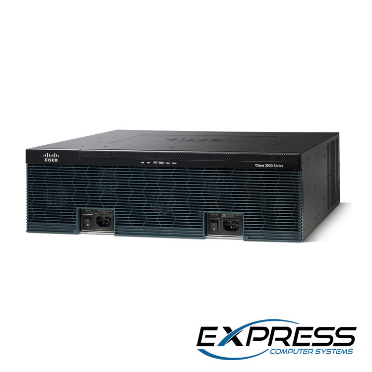 Cisco CISCO3925/K9 + EHWIC-1GE-SFP-CU EHWIC 1 Port Dual Mode SFP Module Router