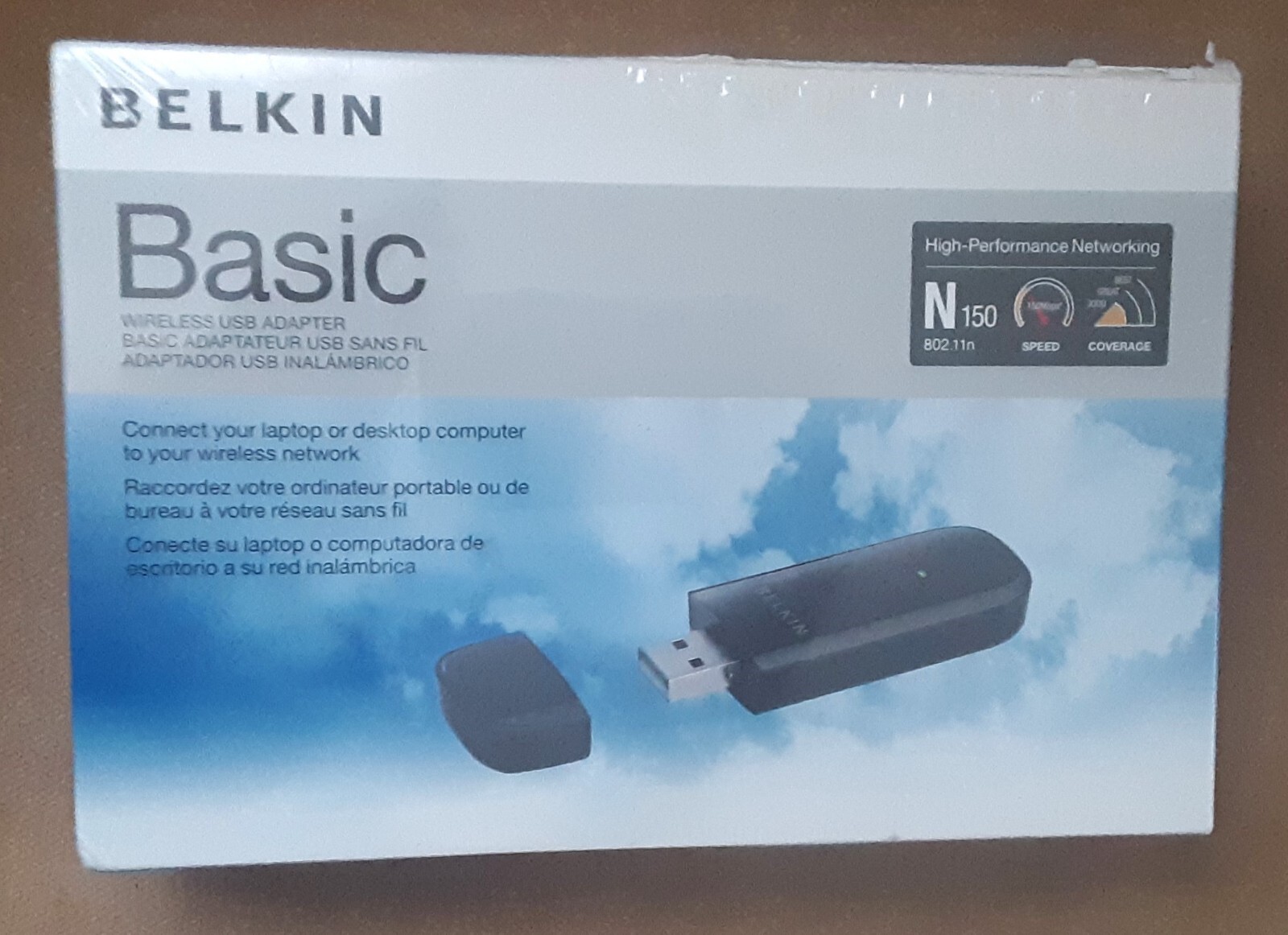 BELKIN Basic Wireless USB Adapter NEW