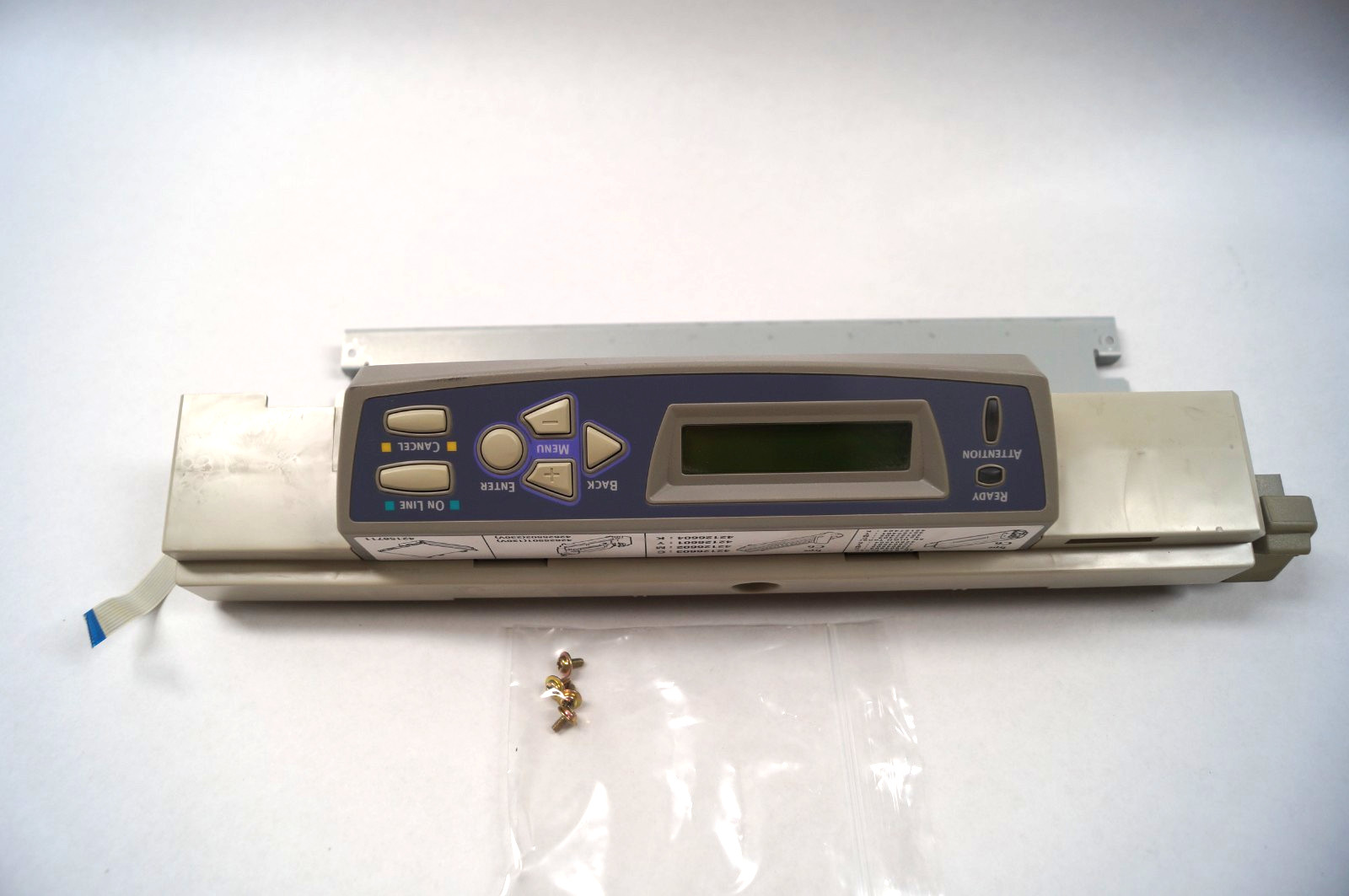 OKI C5150 C5200 Display Control Center Panel Part Color Printer OEM WORKING B322