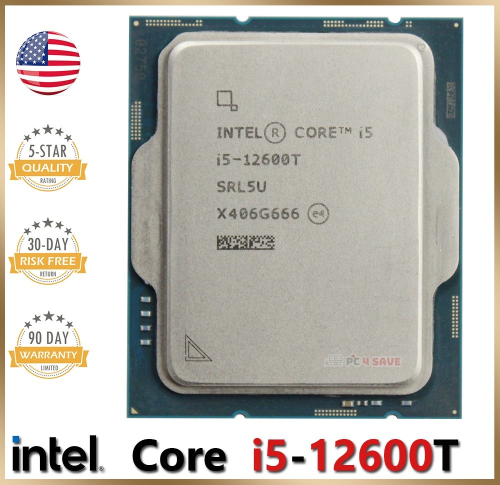 Intel Core i5-12600T SRL5U 12th Gen CPU 2.10GHz 6-Core LGA1700 Desktop Processor