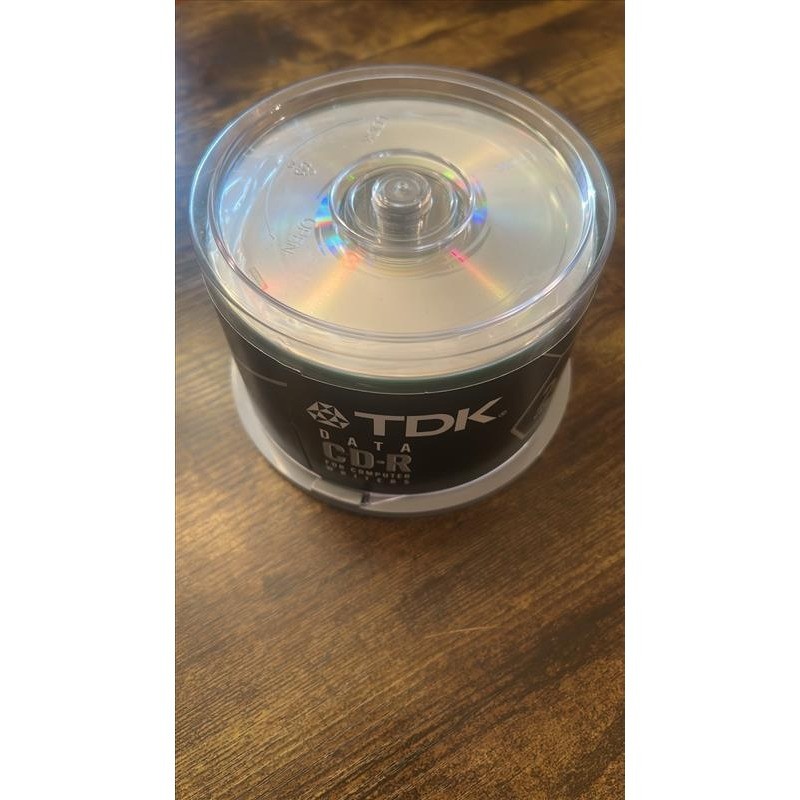 TDK Data CD-R 24x Compatible Blank Media Spindle Factory Sealed
