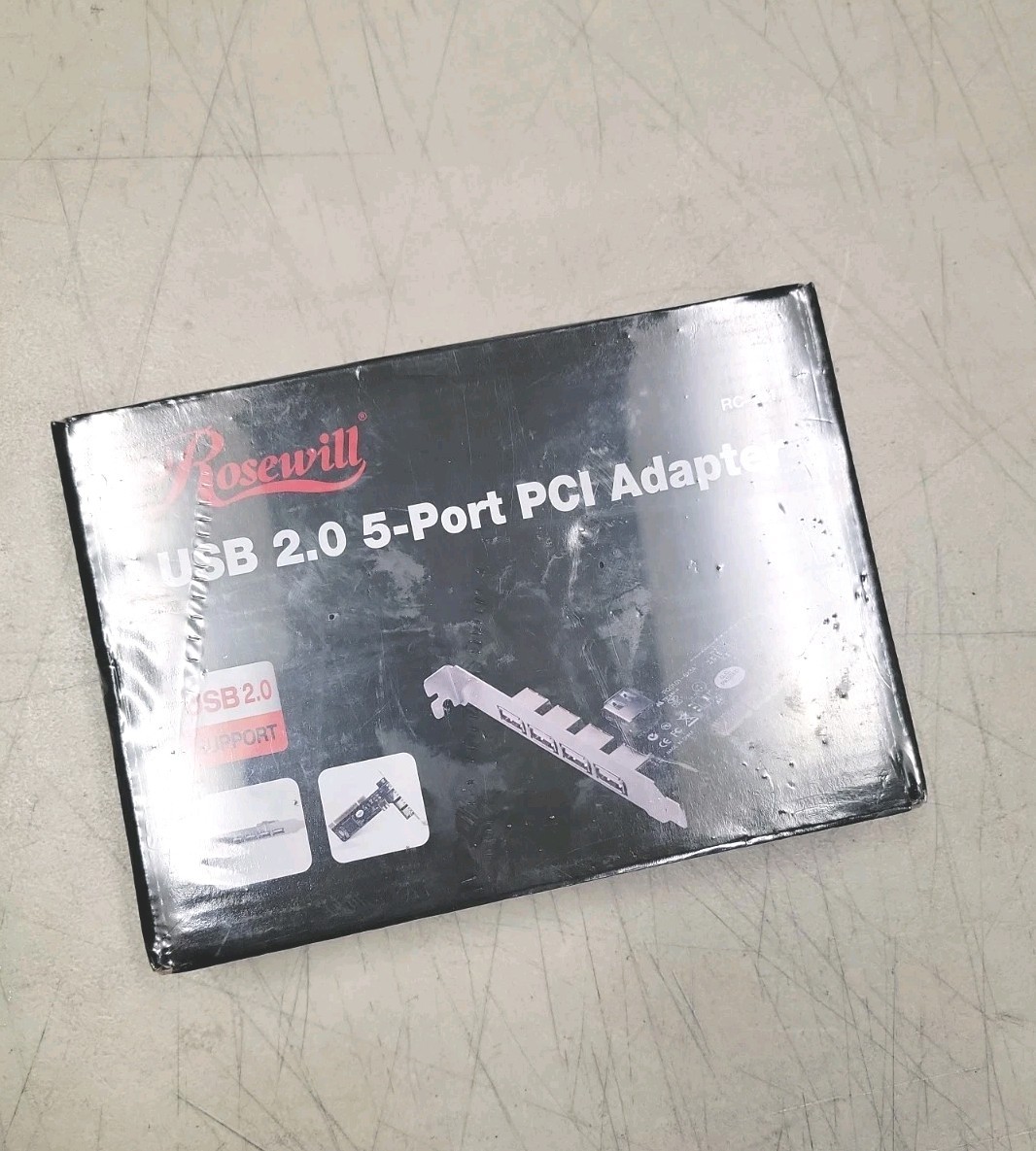 Rosewill RC-103 USB2 5-Port (4 external & 1 internal) PCI Adapter | NEW (no UPC)