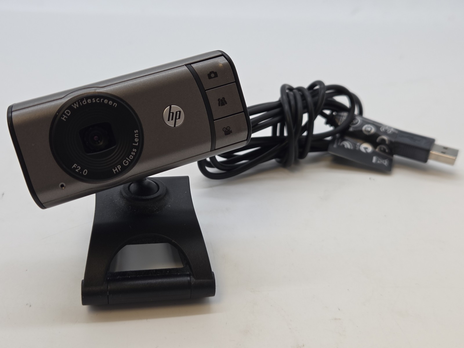 HP Webcam HD3100-720P Autofocus Widescreen Zoom USB Webcam Camera Clip on