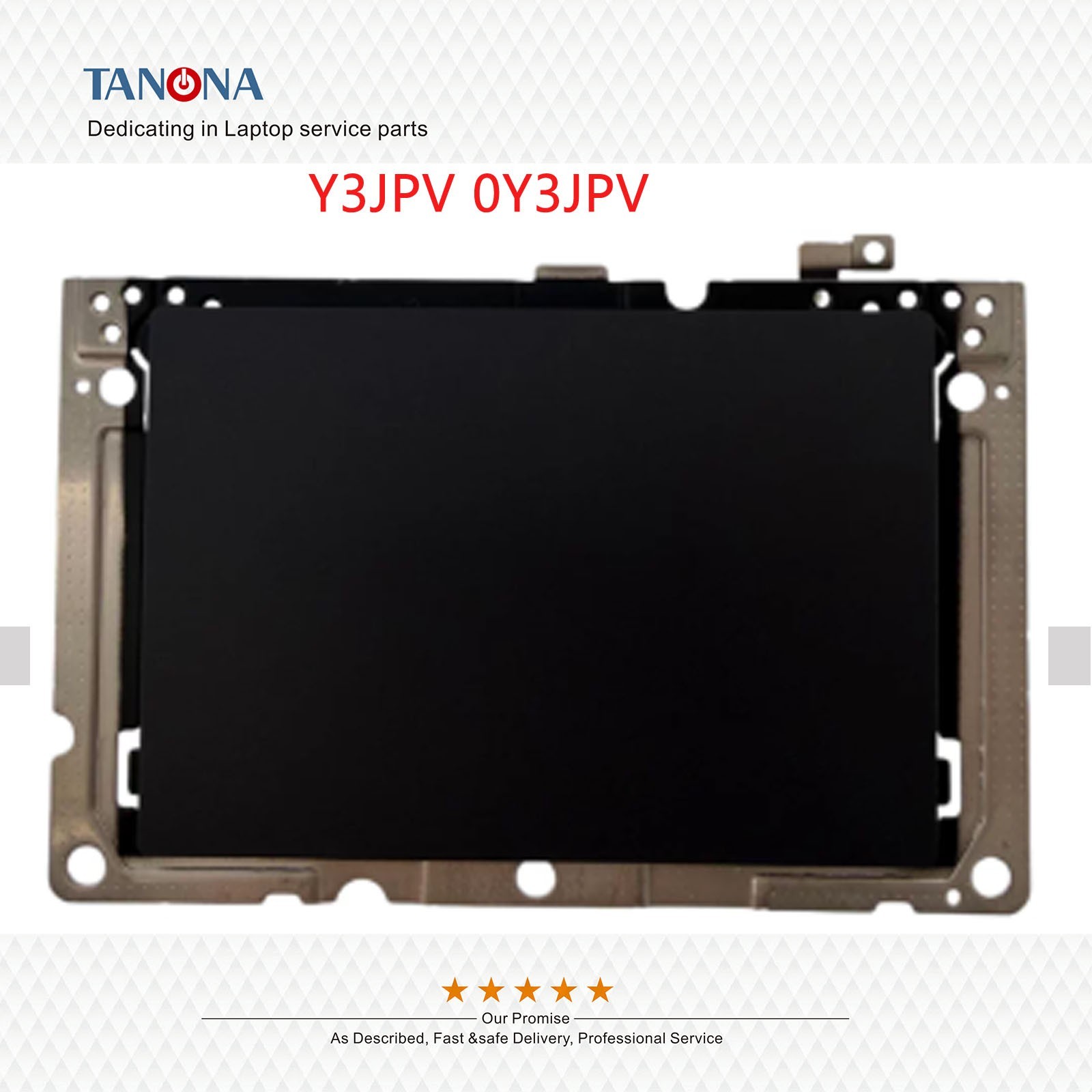 New 0Y3JPV Y3JPV For Dell Pro 16 PC16250 PC16255 BLACK Touchpad Trackpad Board