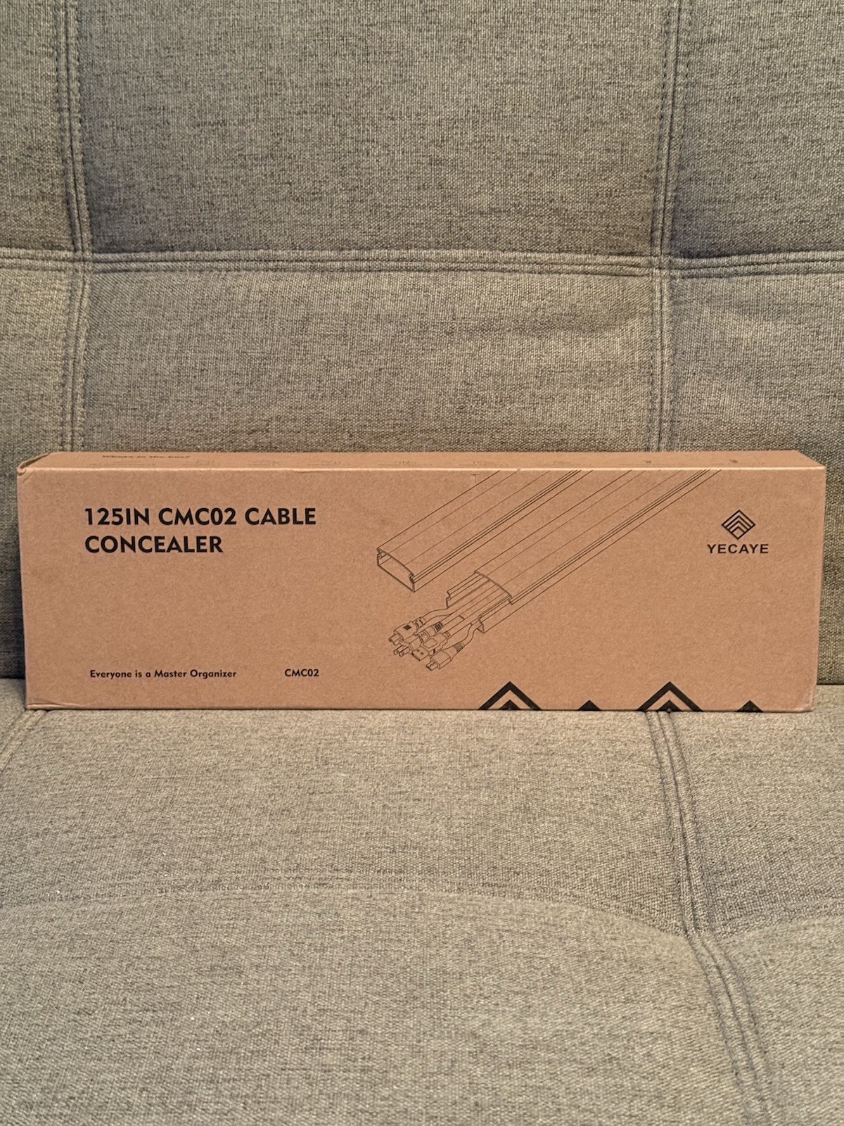 125 Inch Cable Concealer Yecaye CMC02 White Channel Raceway Kit NIB