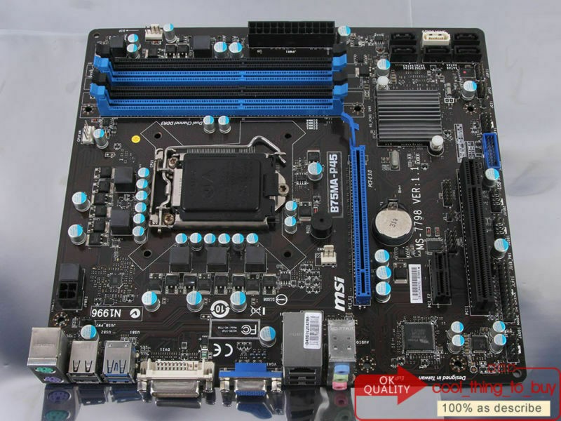 100% tested MSI B75MA-P45 Motherboard MS-7798 LGA 1155 DDR3 Intel B75