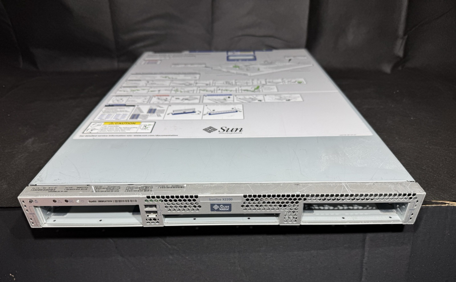 Sun Fire X2200 M2 Server 2x 2.6GHz CPU Opteron 2218 Dual Core, 8GB Memory