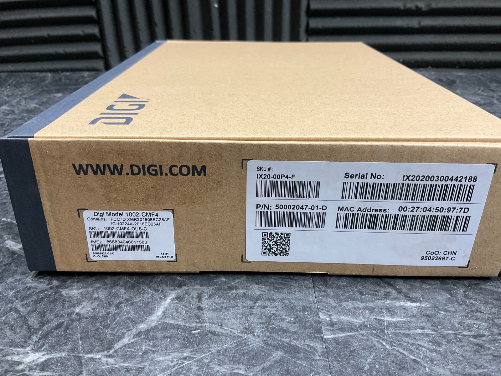 Digi International LTE Primary Responder  Modem IX20-00P4 ✅❤️️✅❤️ BRAND NEW