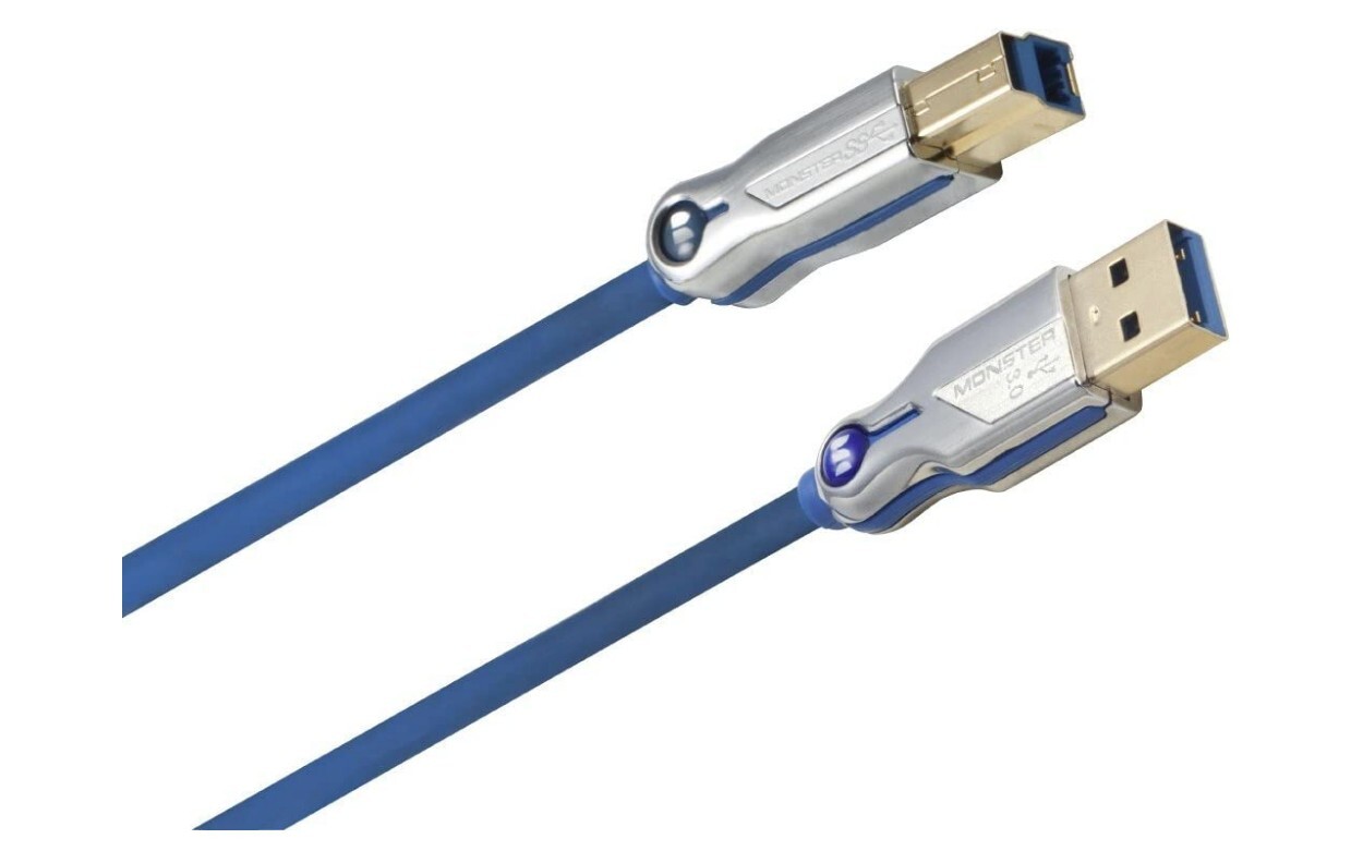 Monster  USB 3.0 - A to B Connection - 7FT/2.13M - Ultra High Speed Cable 2-PACK