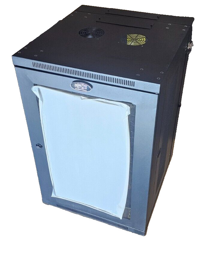 Tripp Lite SRW18USDPG 18U Wall Mount Rack Enclosure Cabinet, Acrylic Window