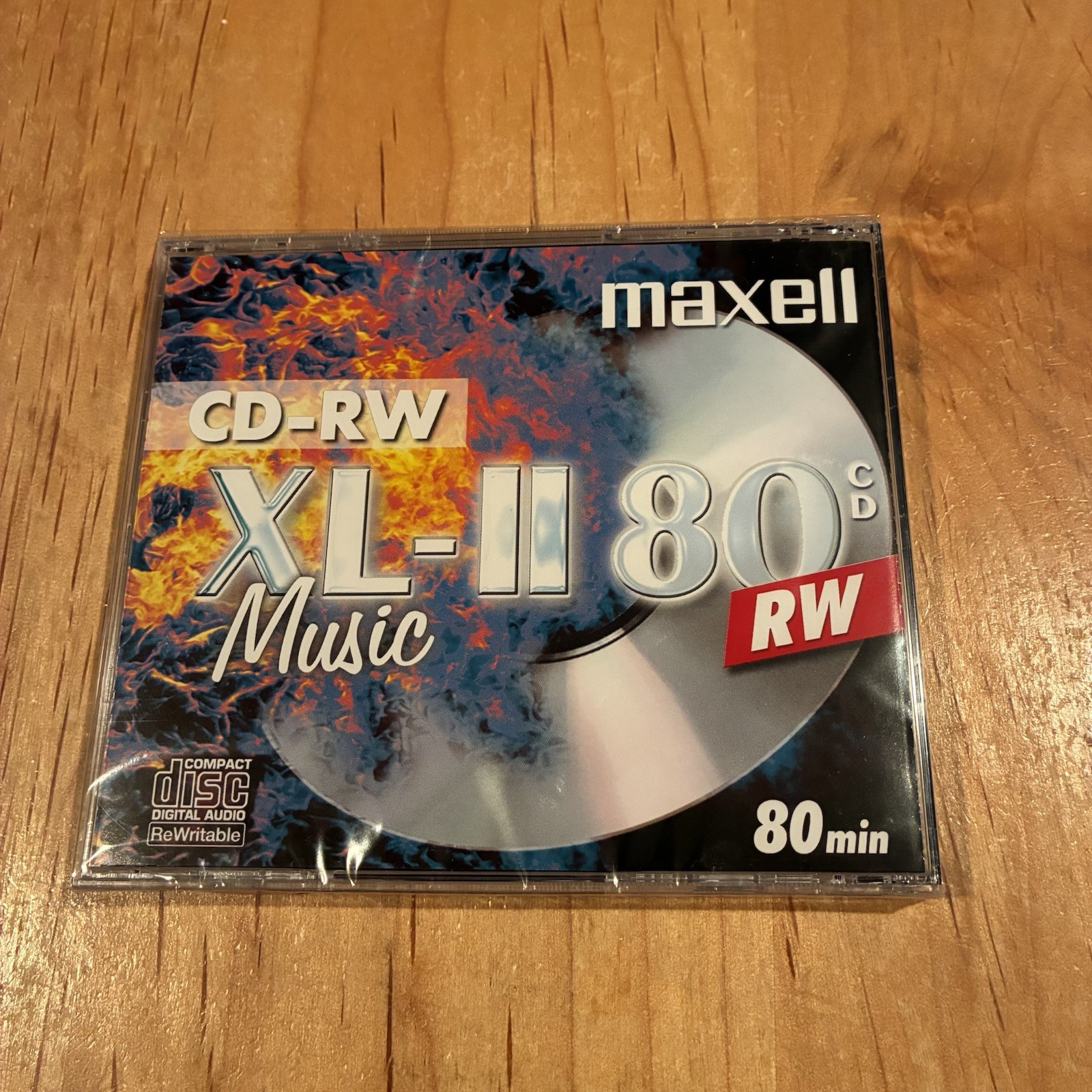 Maxell CD-RW XL-II Blank Rewritable Music Disc 80 Min 1-4x Speed BRAND NEW