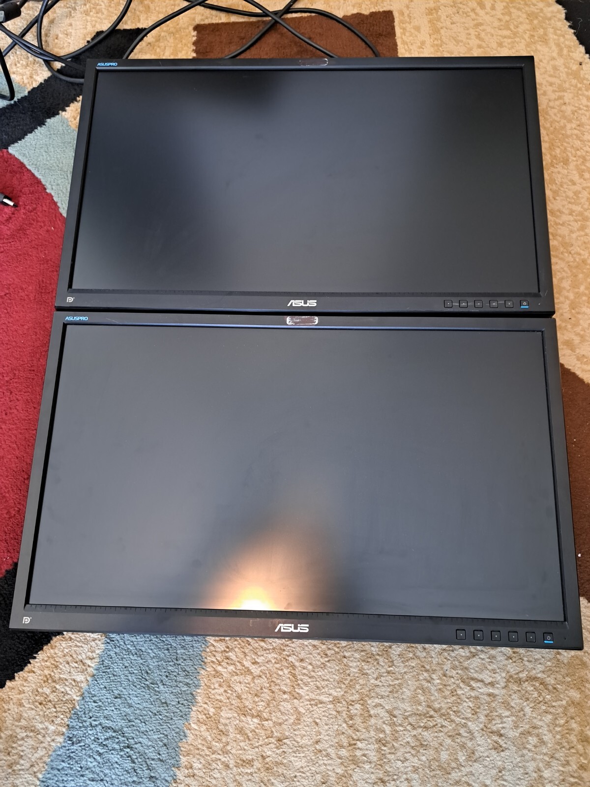 2x Asus Pro C424AQ 23.8 " 1920x1080 IPS LED Backlight LCD Monitor. NO STAND