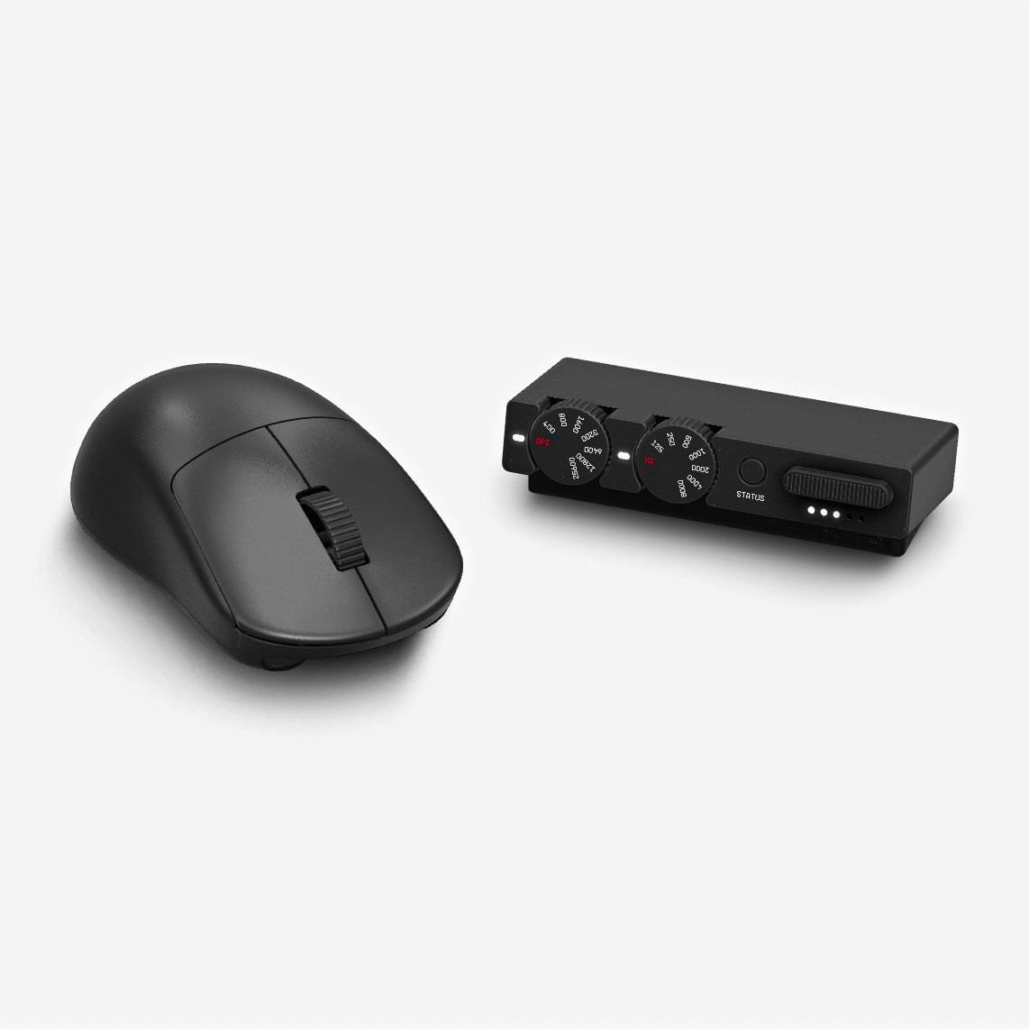 WALLHACK M-001 Wireless Optical Gaming Mouse 25600 DPI Black