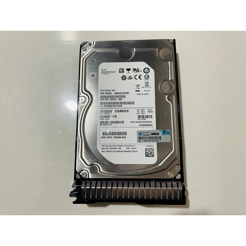 New 761477-B21 HP 6TB SAS 7.2K 3.5 Inch 761497-001 G8 HDD Hard Drive
