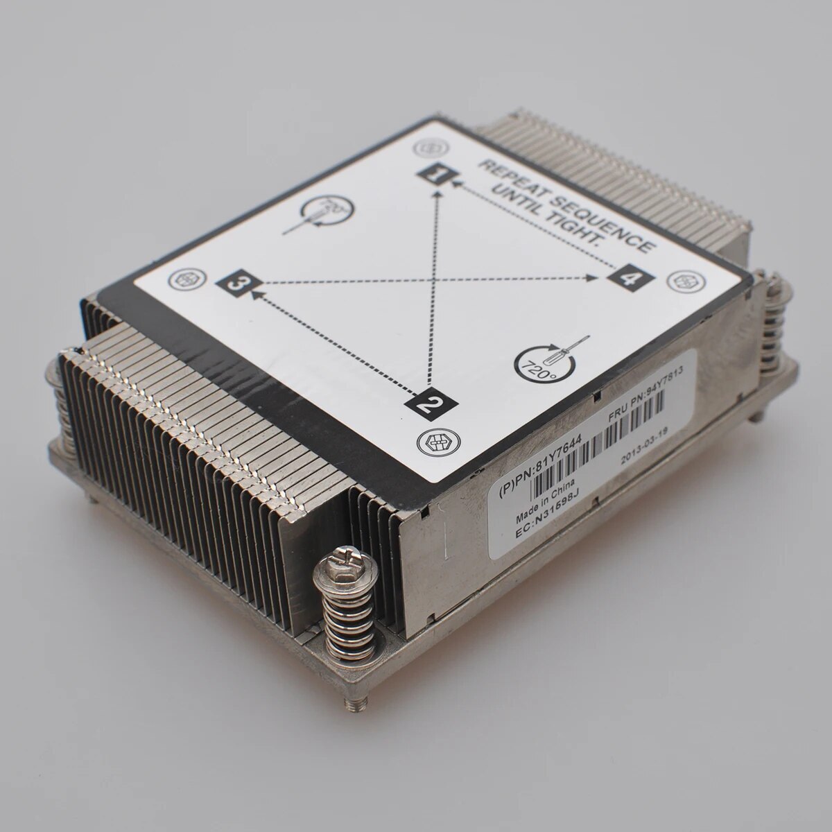 Heatsink 81Y7644 94Y7813 Cooling Radiator For IBM X3630M4 X3530M4 X3630 X3530 M4