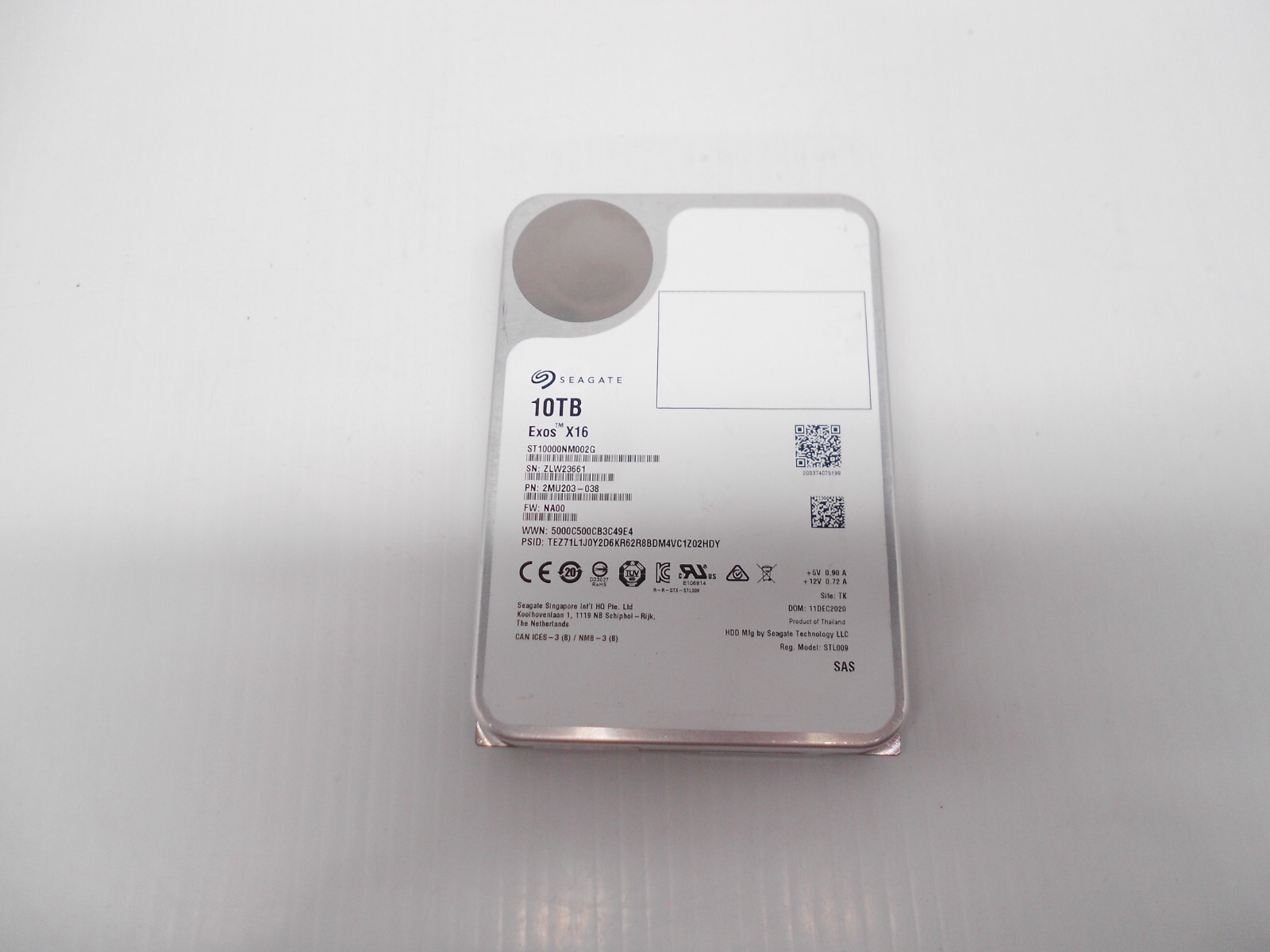 Seagate ST10000NM002G 10TB 12Gbps 12G 3.5'' SAS Hard Drive Server DELL HP X16