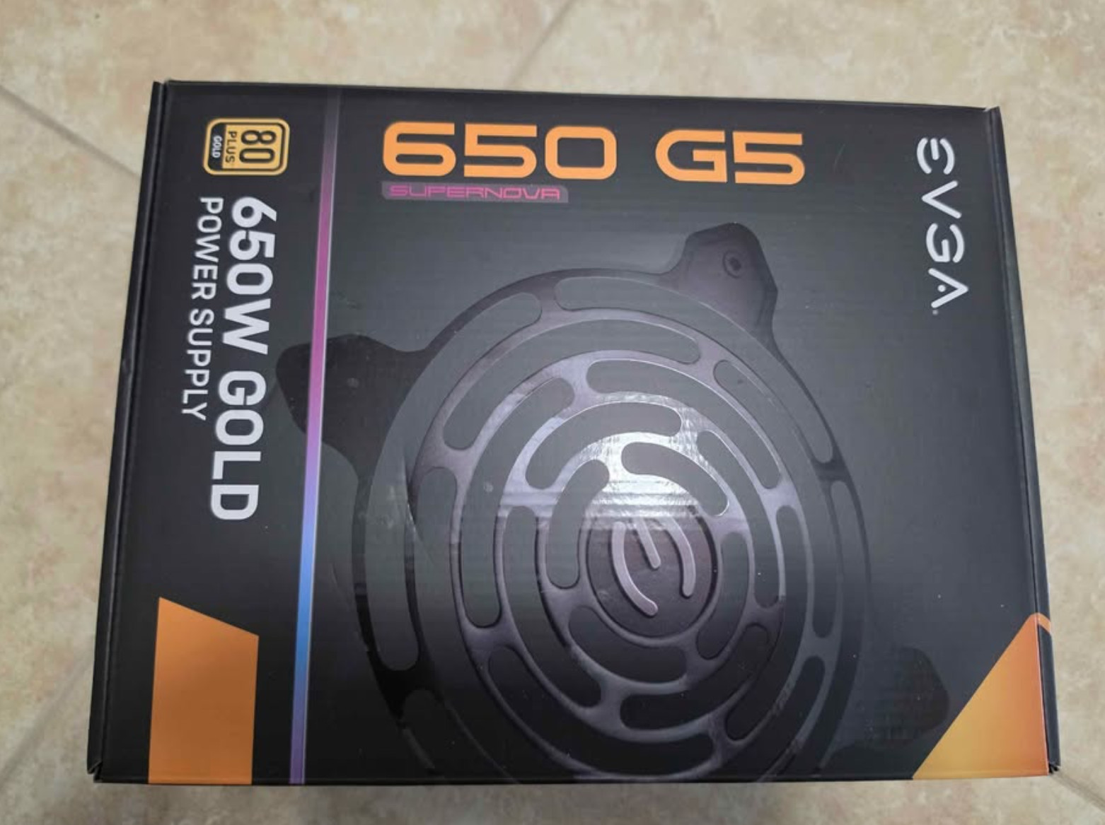 EVGA SuperNOVA 650 G5 80+ Gold 650W Fully Modular Power Supply 220-G5-0650-X1