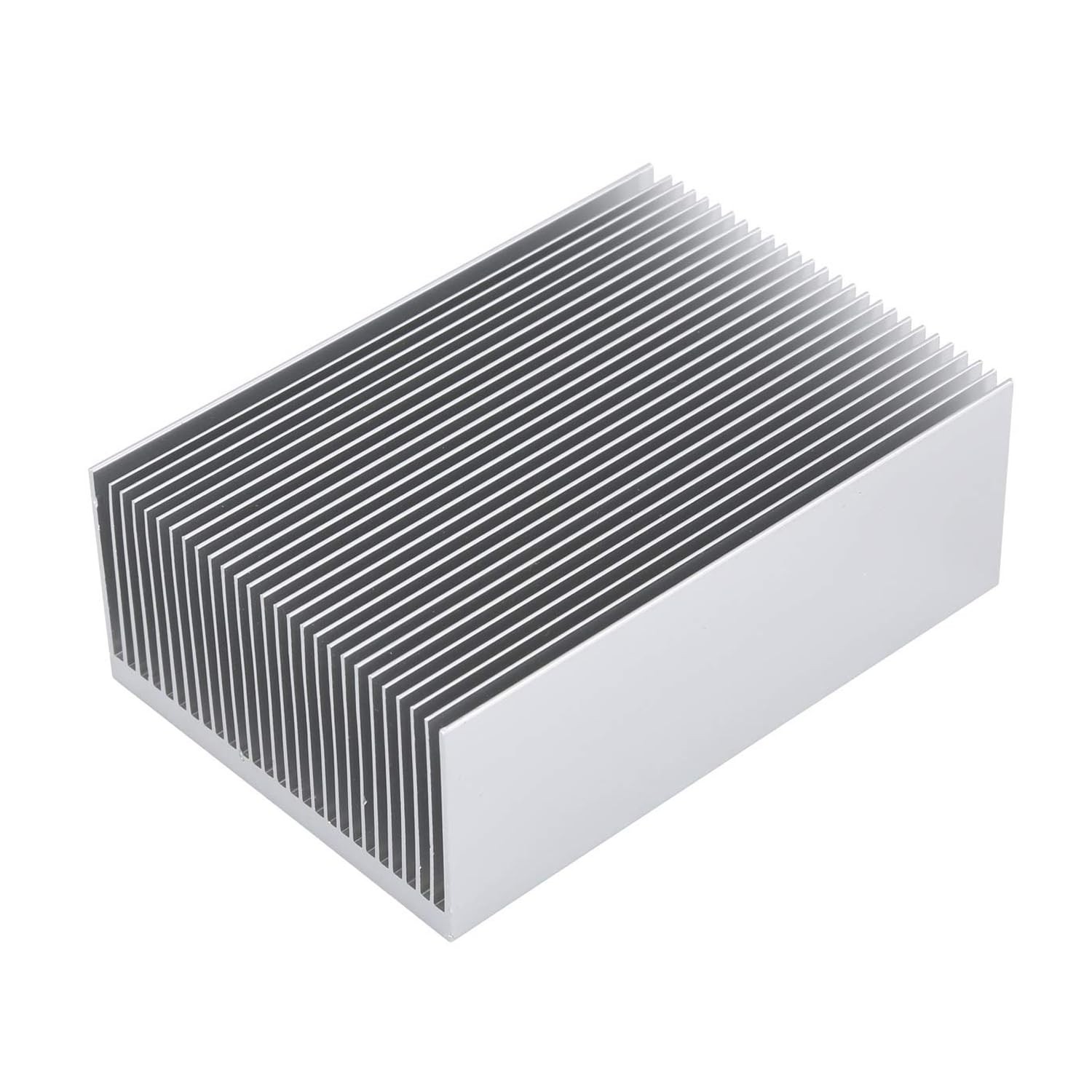 Awxlumv Large Aluminum Heat Sink 3.94" x2.71" x 1.41" / 100x69x36mm, Silver