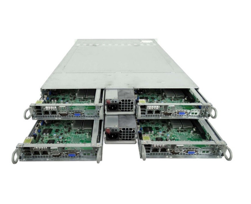 Supermicro Server 4 Node 24 SFF Bay SAS 8x Xeon 10 Cores Total 1TB RAM SAS HD