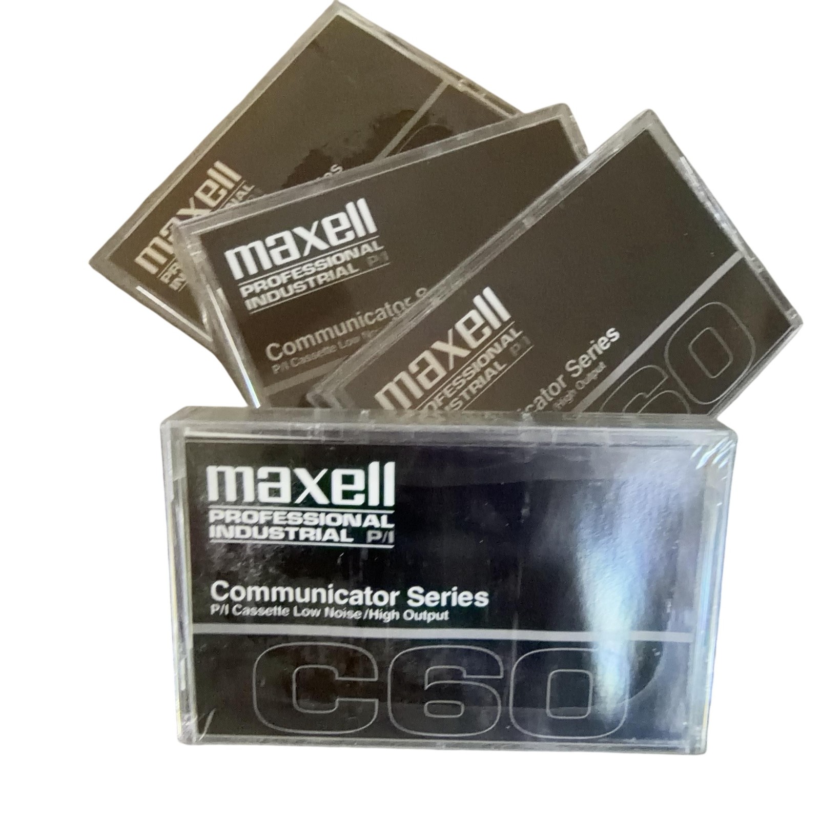 Maxell Communicator Series C60 Blank Audio Cassette Lot 4 60 Min PI Mexico