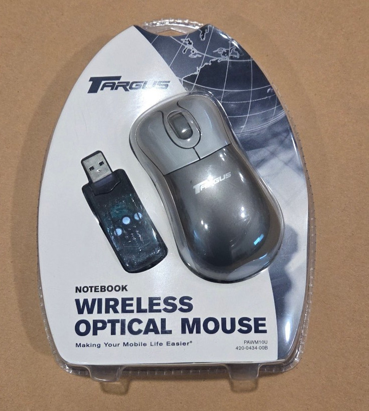 Targus Wireless Notebook Optical Mouse USB PAWM10U NEW - SB026