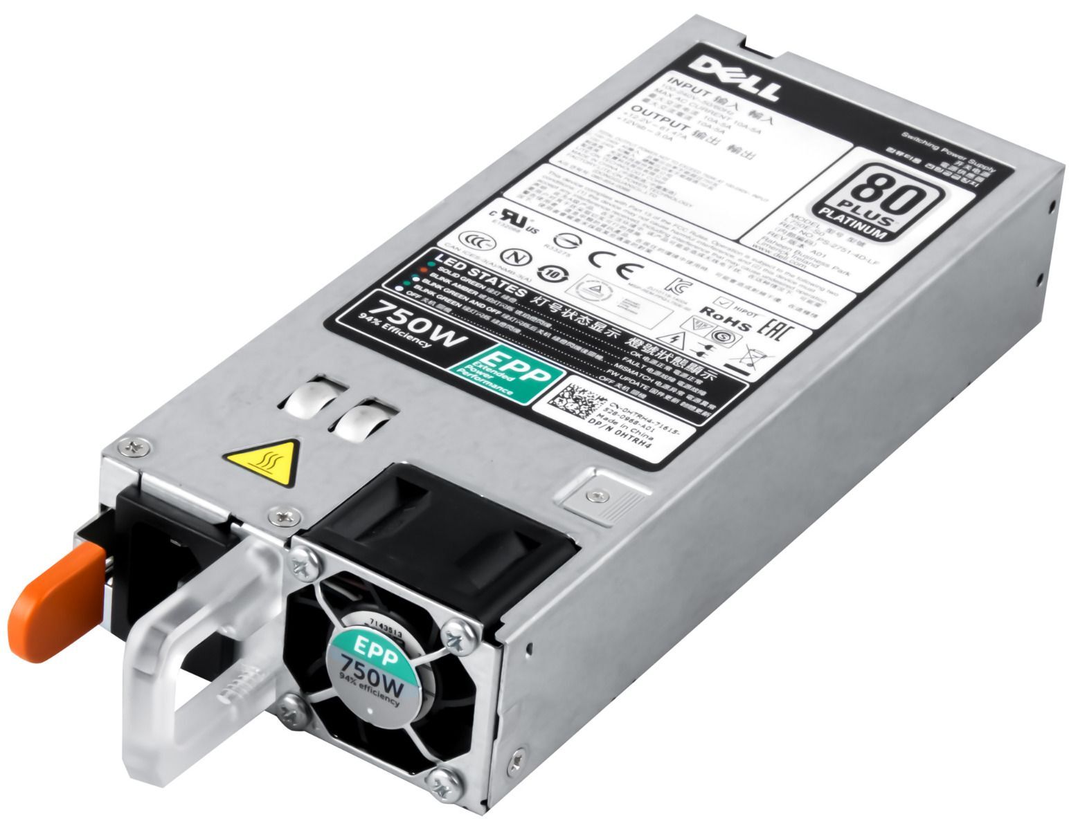 POWER SUPPLIES DELL 0HTRH4 HTRH4 750WATT L750E-S0 POWEREDGE R520 R730 R730XD R630
