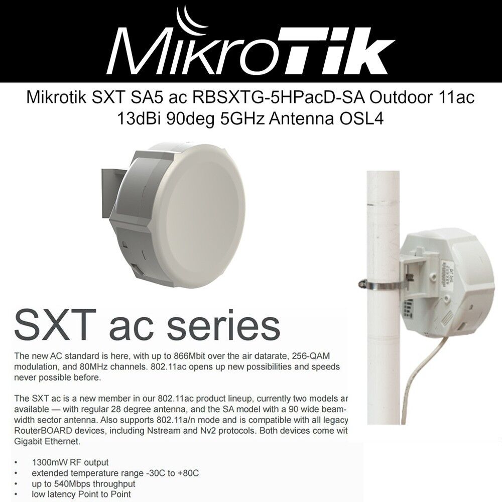 Mikrotik Routerboard RBSXTG-5HPacD-SA (SXT SA5 ac)