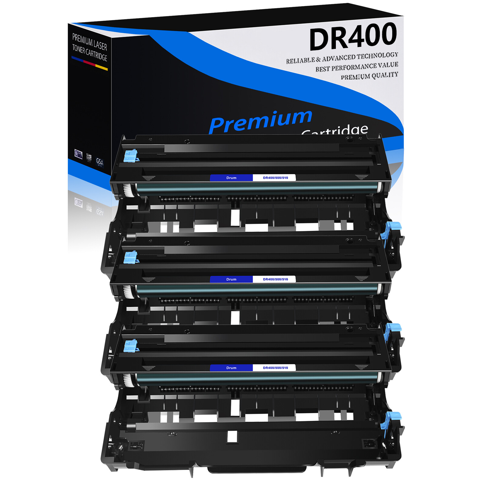 3 PK DR510 DR-510 High Yield Drum Unit for Brother MFC-8440 8840D 8840DN HL-5140
