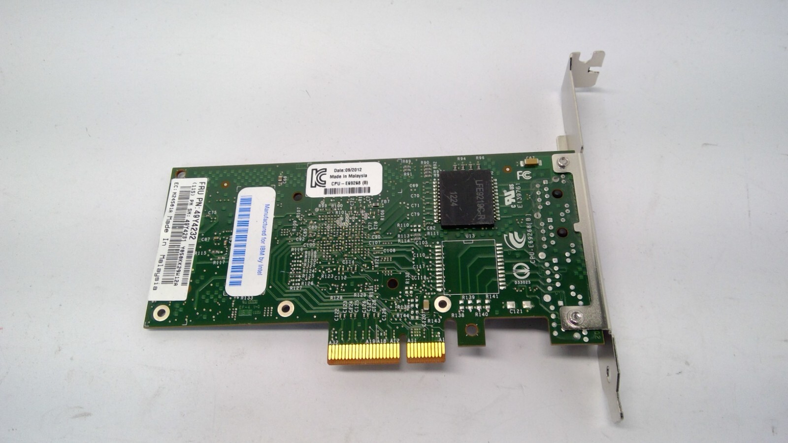 IBM Intel I340-T2 Dual Port Ethernet Server Adapter 49Y4232 82580