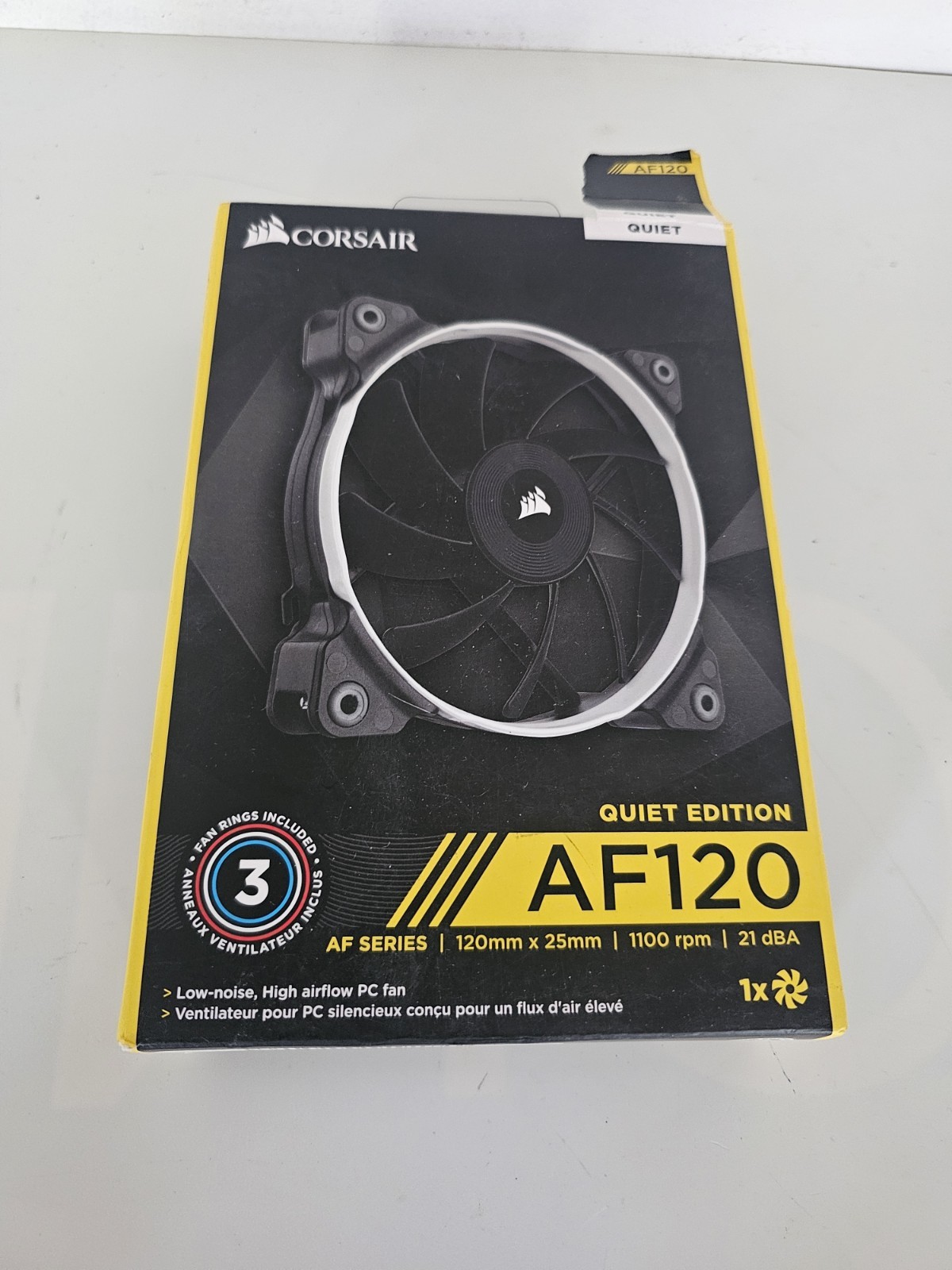 Corsair Air Series AF120 Quiet Edition CO-9050001-WW 120mm PC Fan