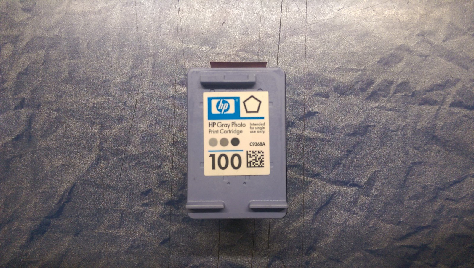 1 x Original HP 100 C9668A photo photo gray original from HP sealed, unused