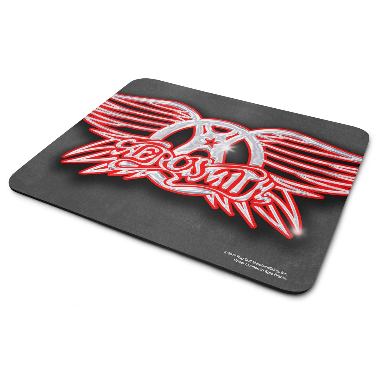 SALE - Officially Licensed Aerosmith - Chrome Logo Mouse Pad/Mat