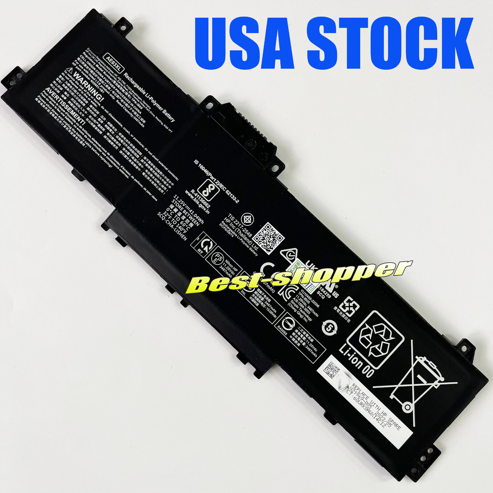New Genuine AE03XL BATTERY FOR HP 240 250 255 G10 HP 14-EE 15-FD 41WH N21969-005