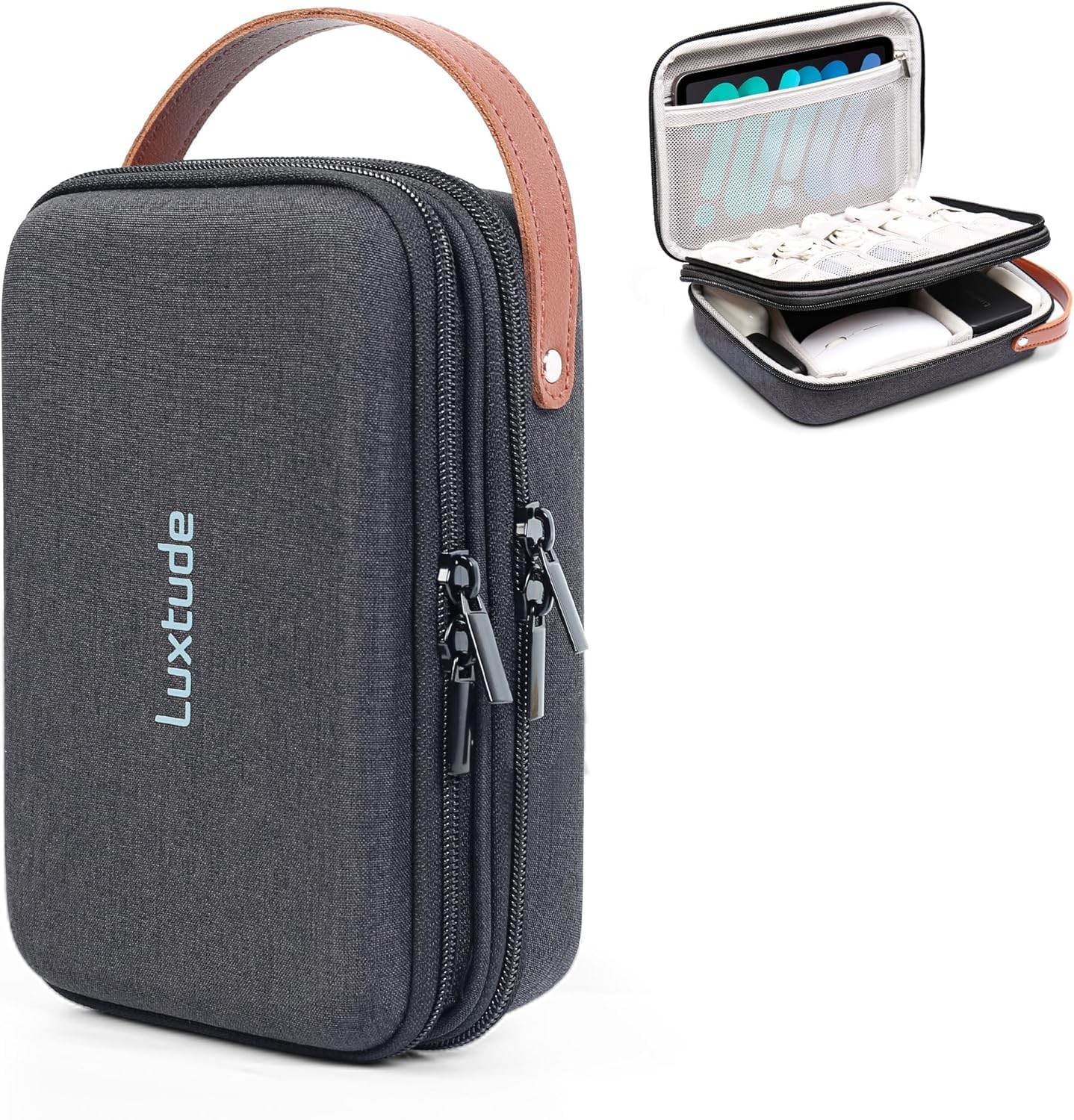 Electronics Organizer Travel Case, Portable Tech Bag for Working/Travelling, ...