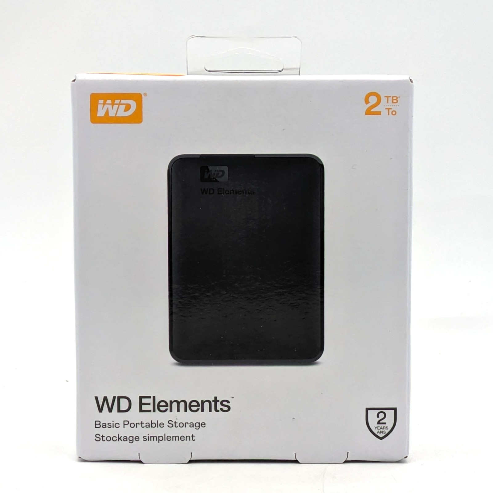 Western Digital Elements 2TB Portable HDD USB 3.0 WDBU6Y0020BBK-WESN