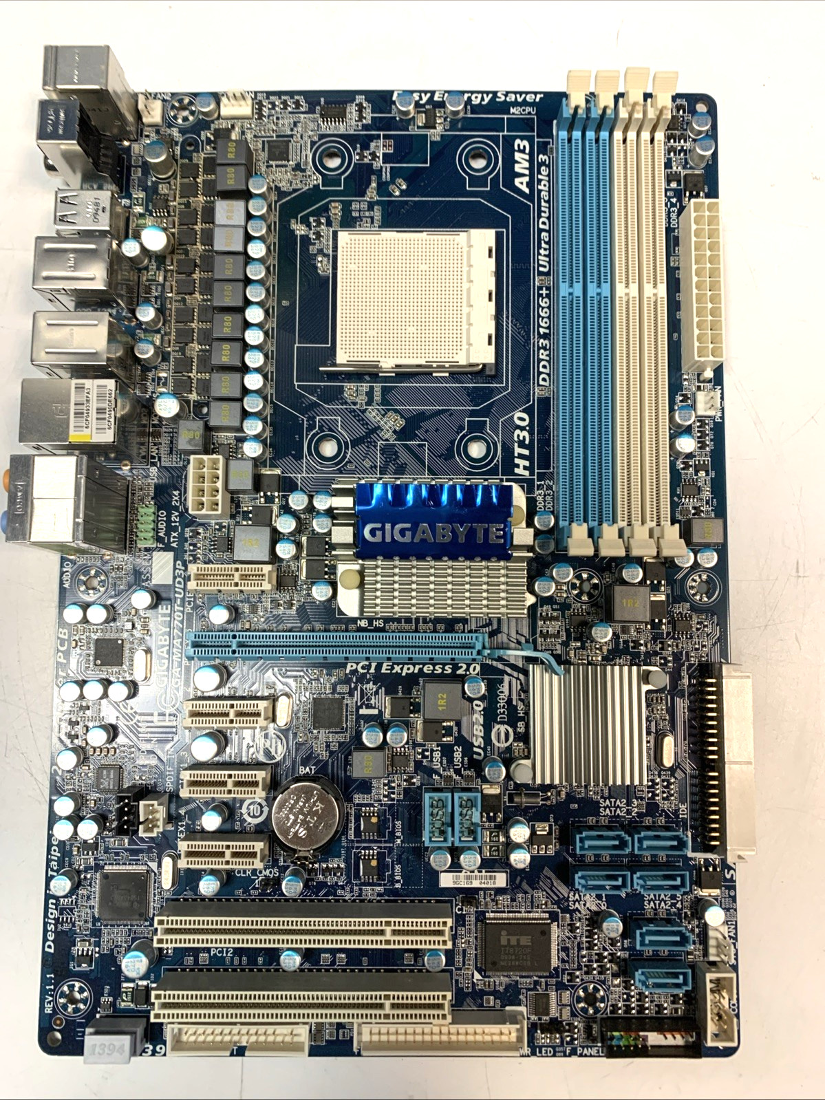 Gigabyte GA-MA770T-UD3P, Socket AM3 NO BRACKET