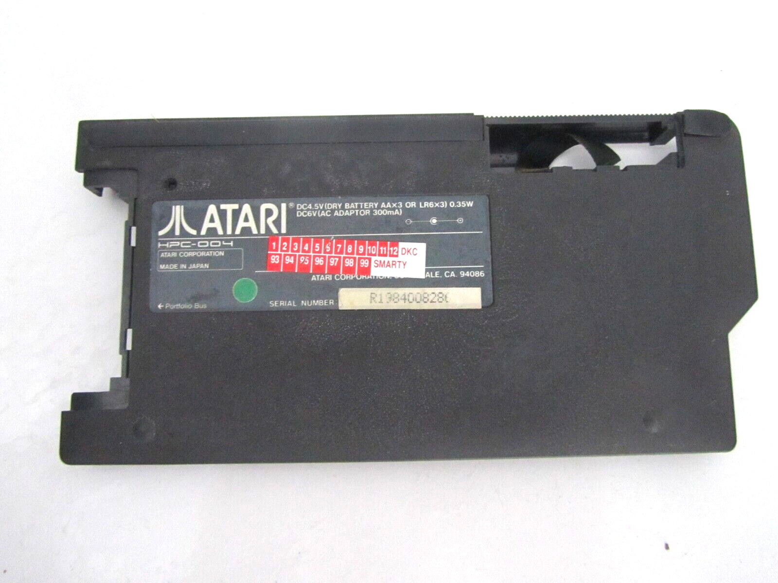 OEM ATARI Portfolio HPC-004 Computer Back Case Cover ASSY Rep Part