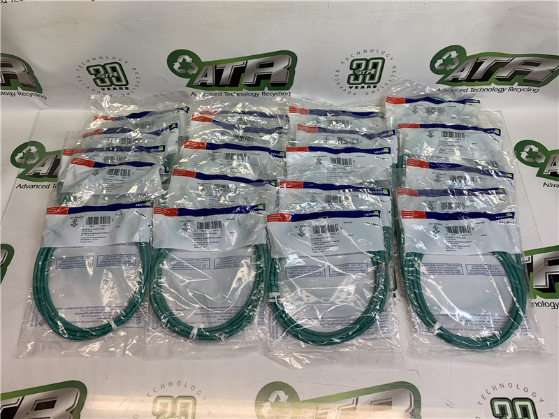 Leviton CAT 6D460-7G Patch Cord 7FT Green Extreme 6+ Commercial Cable Lot of 20