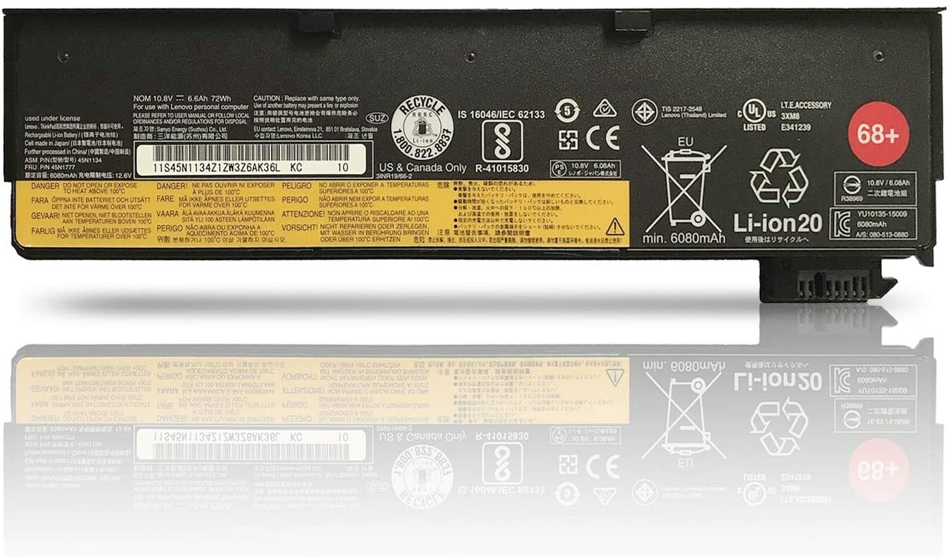 Genuine 68+ 0C52862 Battery for Lenovo ThinkPad T440 T440s T450 T450s T460 72Wh