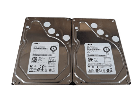 LOT OF 2 Dell 829T8 2TB SAS 7.2K 6Gbps 3.5