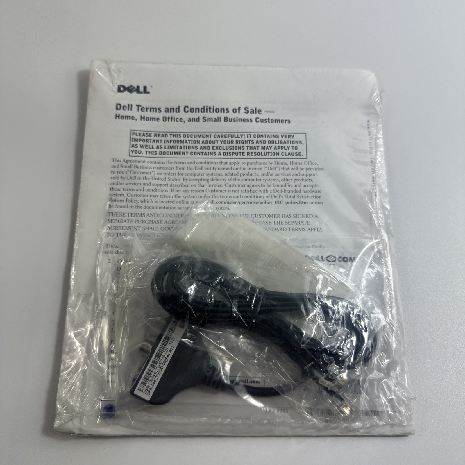 BRAND NEW Sealed Dell Inspiron S-Video TV RCA Cable Adapter 01R231 044CTV 070TVD