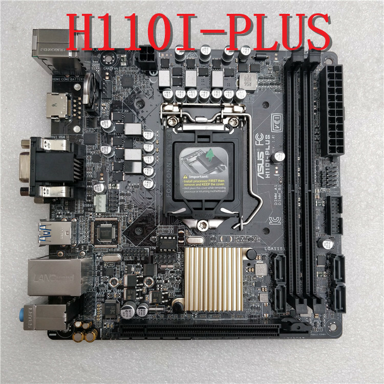 For Asus H110I-PLUS Motherboard LGA1151 DDR4 Mini-ITX Mainboard