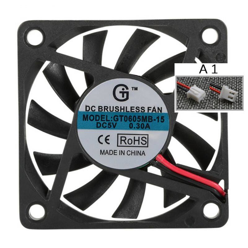 GT 6CM 5V 0.30A 6015 GT0605MB-15 2-wire Power Supply Cooling Fan