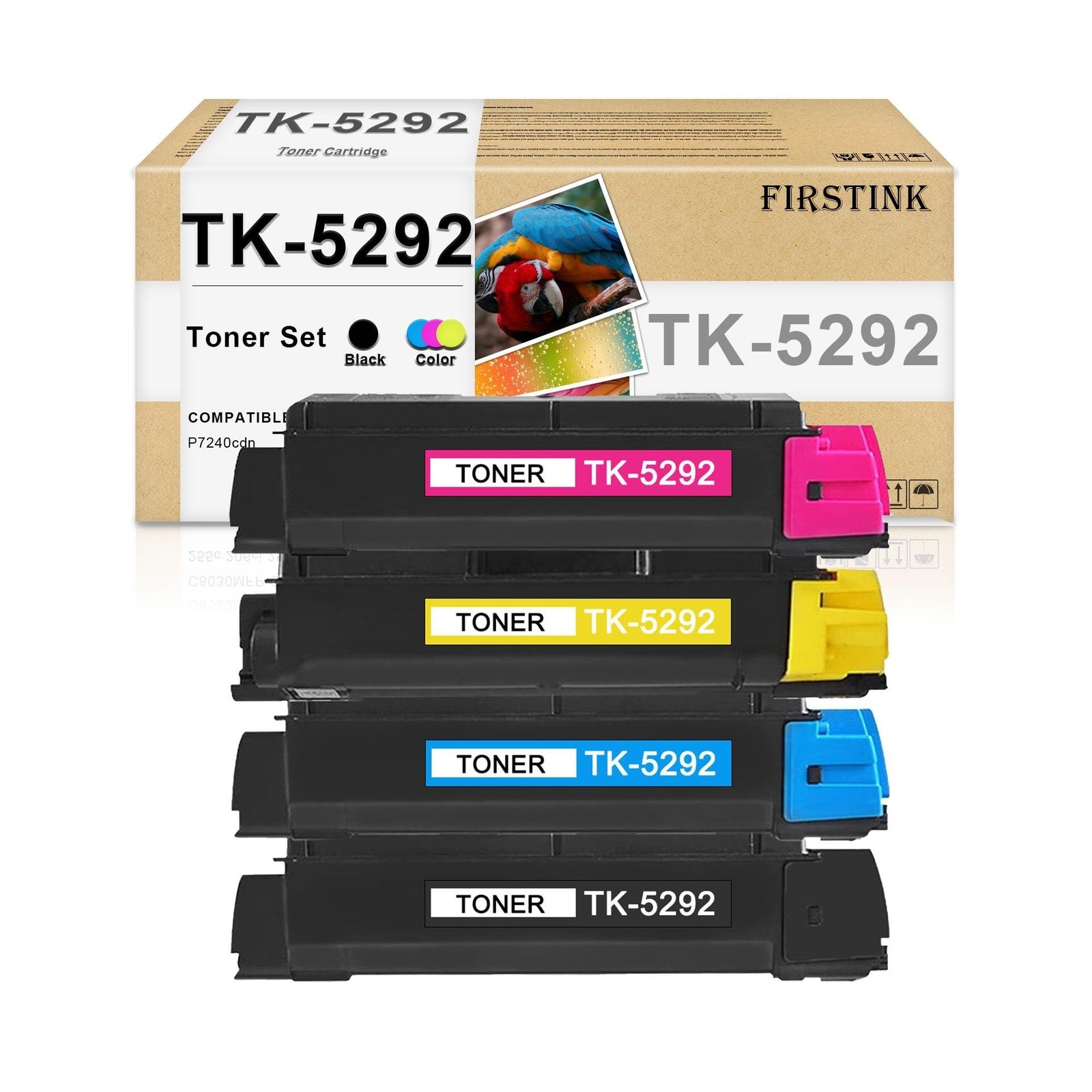 High Capacity TK-5292 Toner Cartridges TK 5292 TK-5292K TK-5292C TK-5292Y TK-...